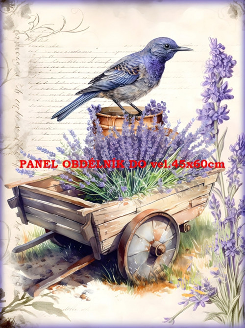 Bavlněný panel 7x10 cm