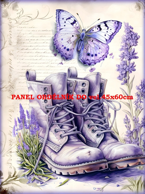 Bavlněný panel 7x10 cm