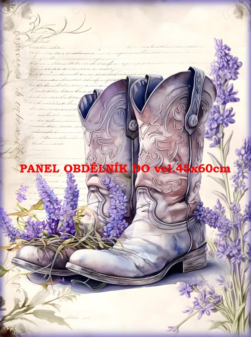 Bavlněný panel 7x10 cm — foto 1