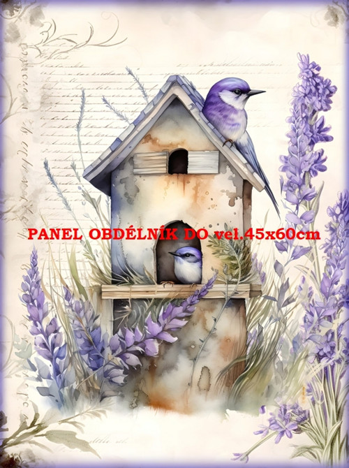 Bavlněný panel 7x10 cm