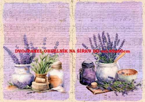 Bavlněný panel 7x10 cm