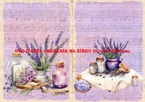 Bavlněný panel 7x10 cm