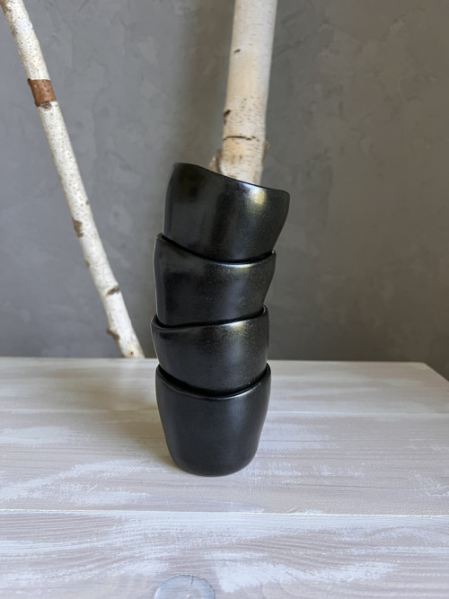 4ks porcelánové kalíšky