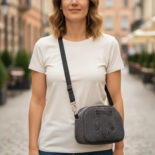 Crossbody Molly Denim Urban Grey