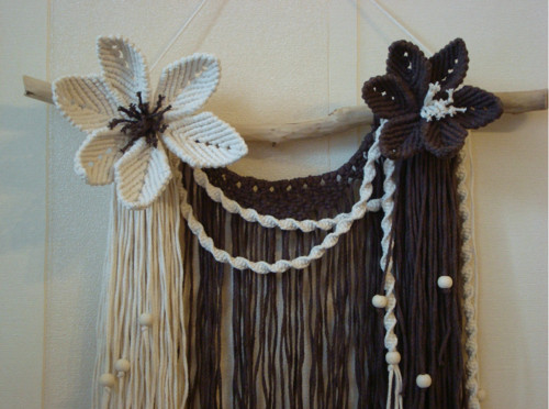 Macrame květy