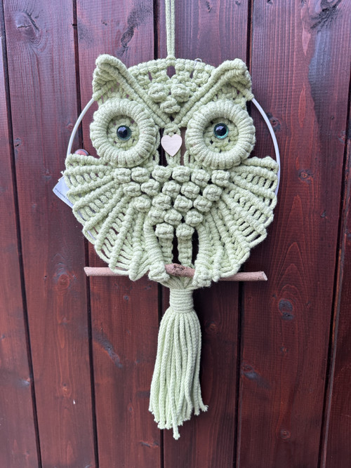 Macrame sova