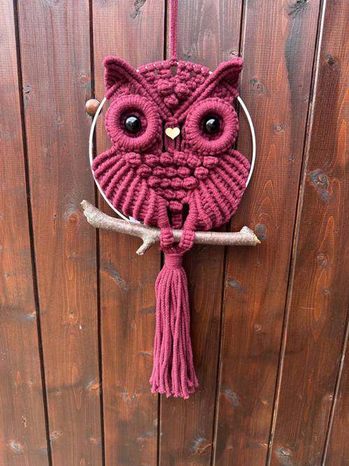 Macrame sova