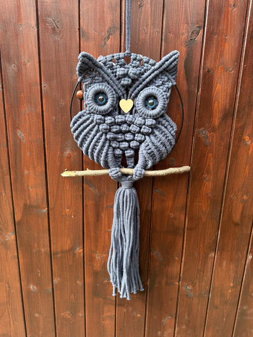 Macrame sova