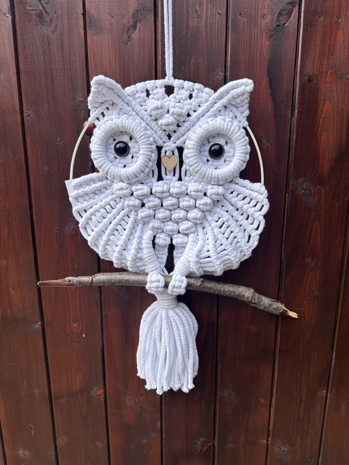 Macrame sova
