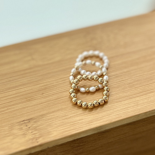 Eterna - set tří minimalistických prstenů