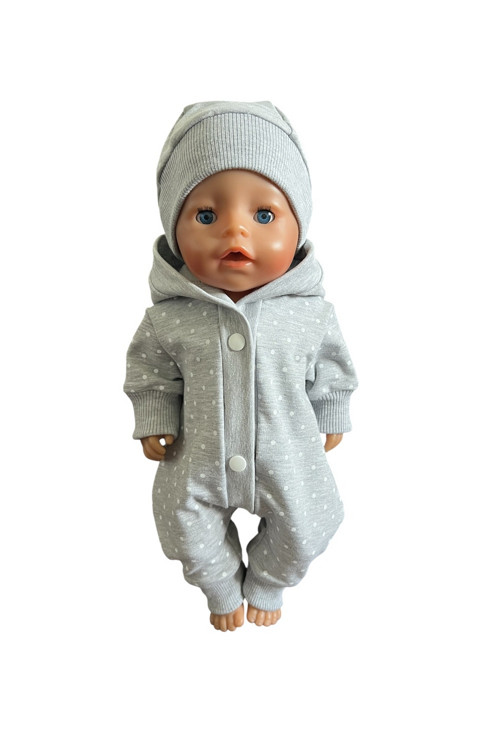 Overal pro BABY BORN - 43 cm, puntíky