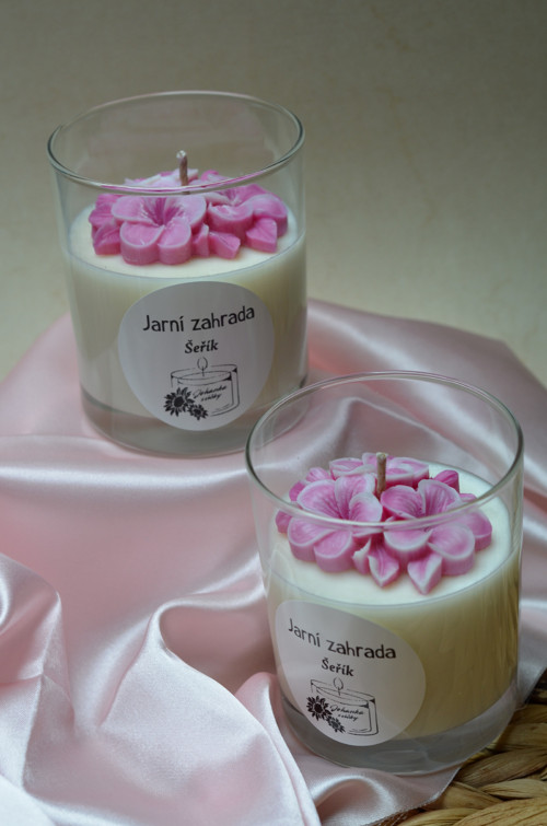 Sójová svíčka Jarní zahrada