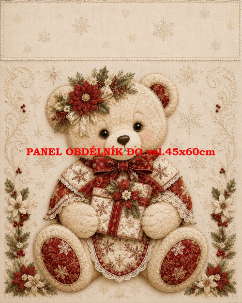 Bavlněný panel 7x10 cm — foto 1