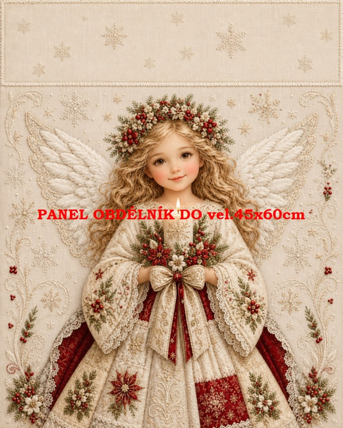 Bavlněný panel 7x10 cm — foto 1