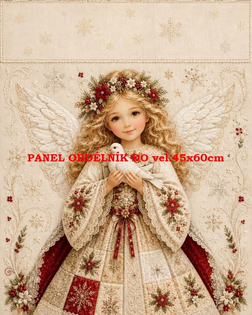 Bavlněný panel 7x10 cm