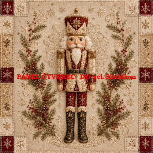 Bavlněný panel 10x10 cm