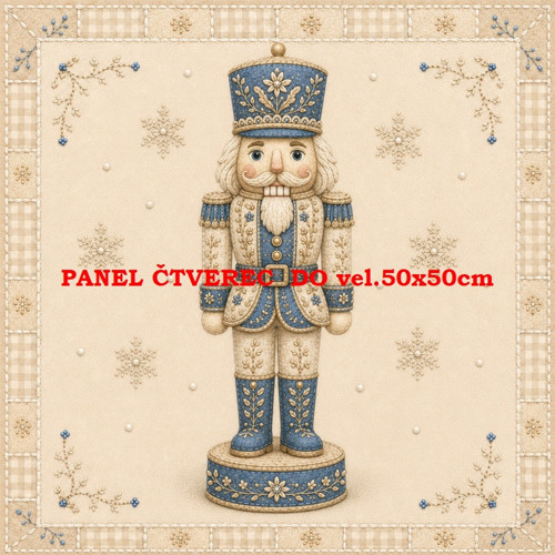 Bavlněný panel 10x10 cm