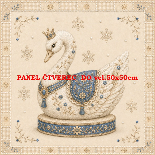 Bavlněný panel 10x10 cm
