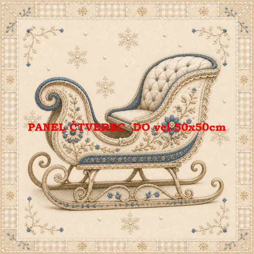 Bavlněný panel 10x10 cm