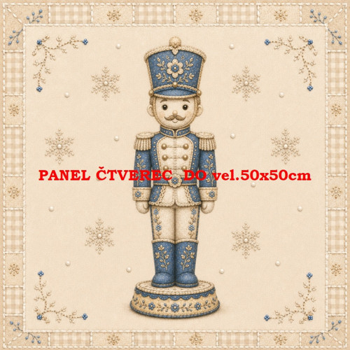 Bavlněný panel 10x10 cm