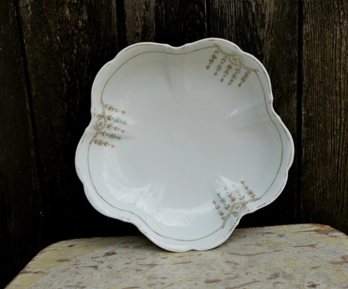 Květina...secesní porcelánová mísa