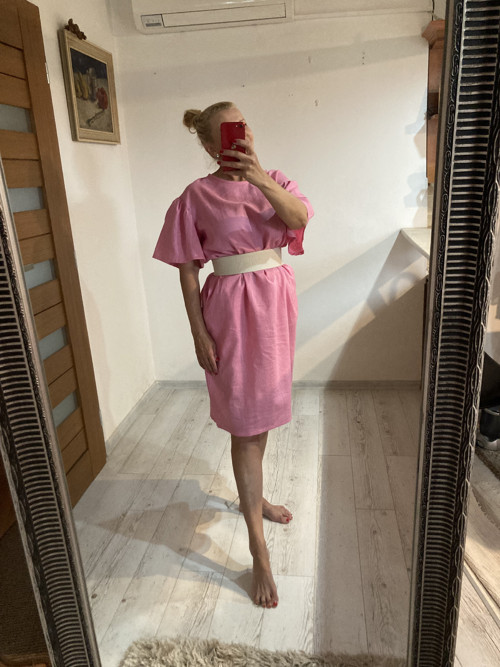 ĽAN-ové Šaty s krátkym rukávom / light PINK/