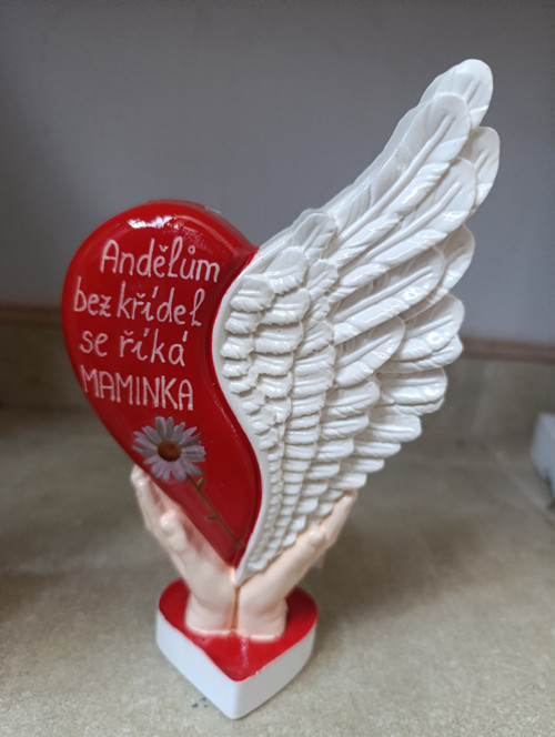 Srdce s andělským křídlem — foto 1