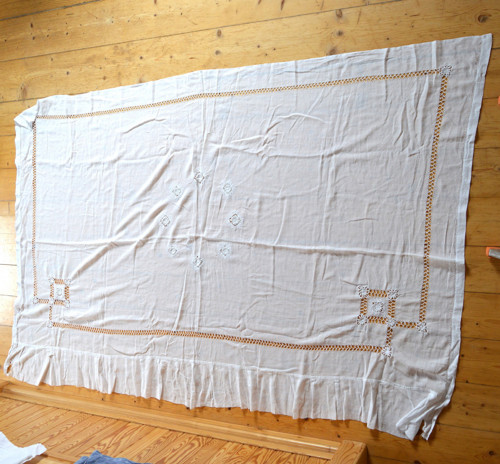 Záclona, přehoz š.184 x d.120cm