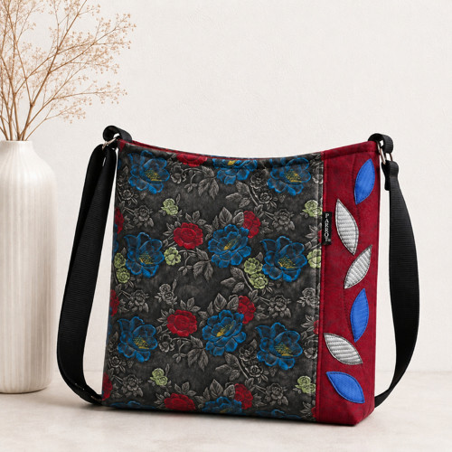 FLOWER GARDEN BAG *** bordó PARROT®