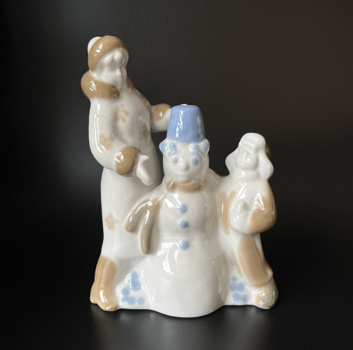 Soška Zimní dvůr Sněhulák 18.5 cm, Polonne USSR