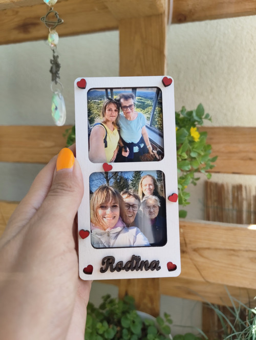 Fotorámeček rodina (magnetka)