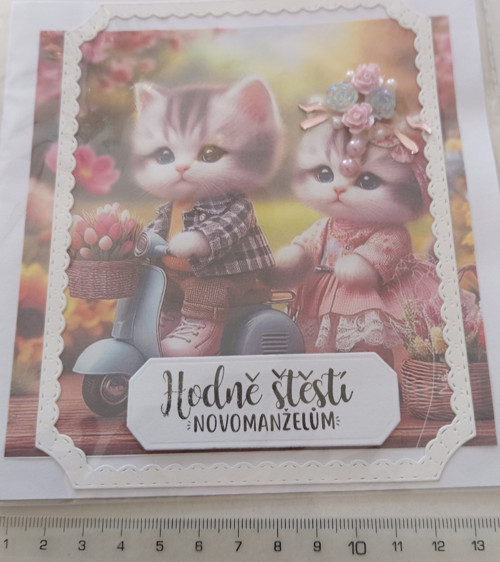 Přání Hodně štěstí novomanželům