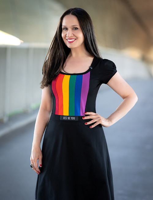 Autorské šaty "QUEER" No.1