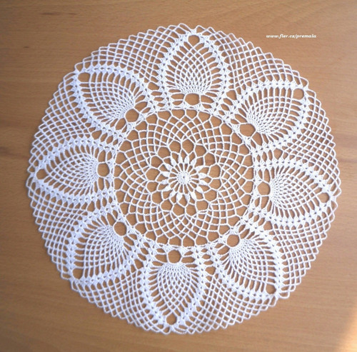 Dečka do lapače 26 cm bílá