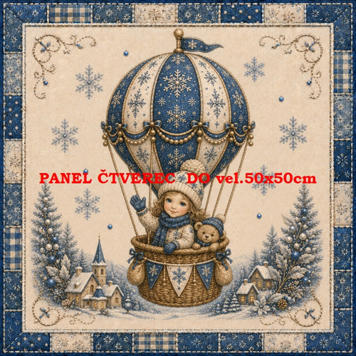 Bavlněný panel 10x10 cm