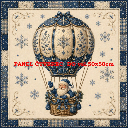Bavlněný panel 10x10 cm — foto 1
