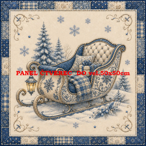 Bavlněný panel 10x10 cm