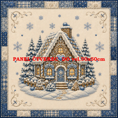 Bavlněný panel 10x10 cm