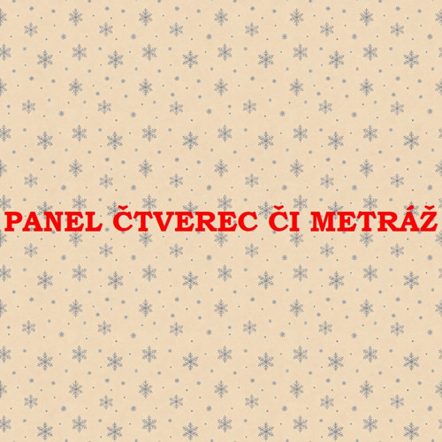 Bavlněný panel 10x10 cm