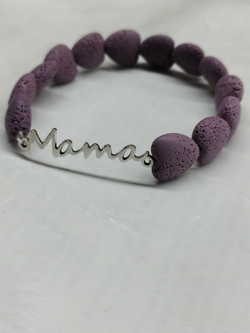 Lávový náramek Máma