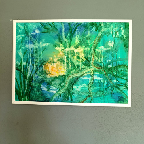 Olej na plátně, originál 72,5x52,5 cm