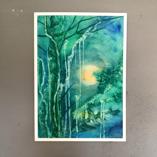 Olej na plátně, originál 72,5x52,5 cm