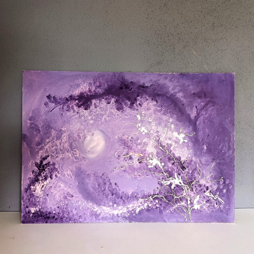 Olej na plátně, originál 50X70m, s kazem