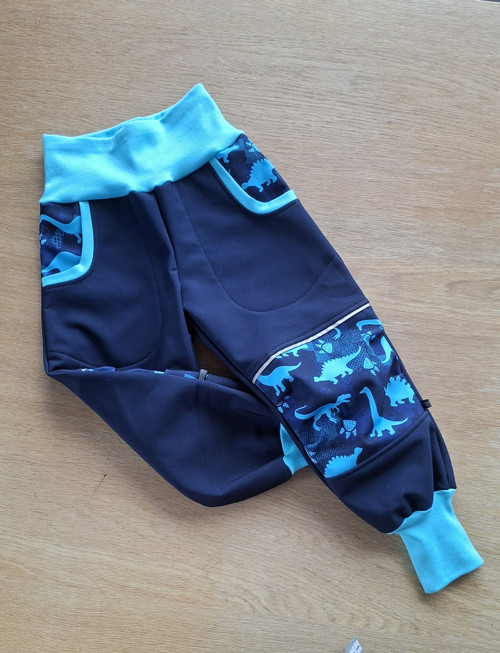 Softschellové kalhoty vel.98/104