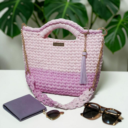 Háčkovaná taška do ruky Tote Bag