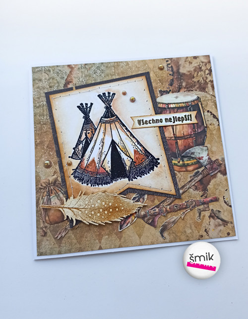 UNI indiánské teepee-přání "Dreamcatcher" — foto 1