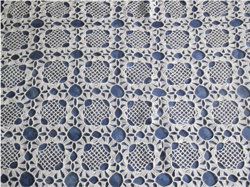 Čtverec dečka, ubrus háčkované 63 x 63 cm. 1.