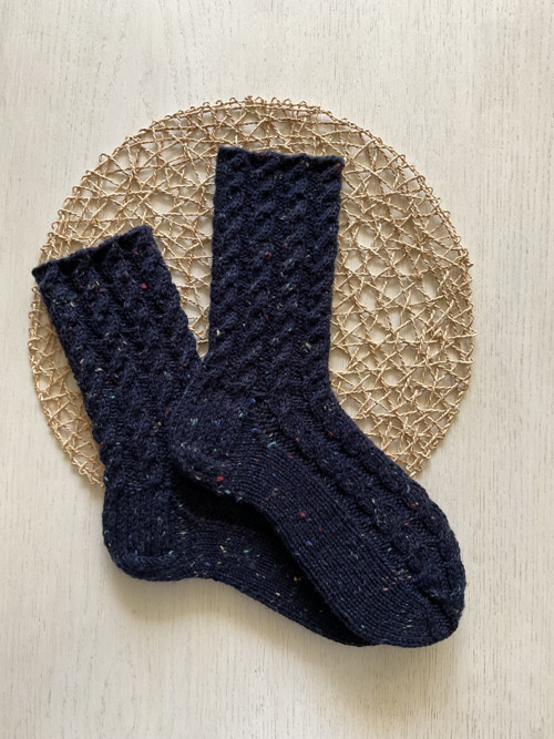 Pletené ponožky vel. 39 - 40