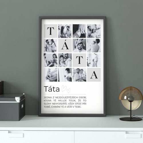 Dárek pro tatínka FOTOKOLÁŽ - pdf k tisku