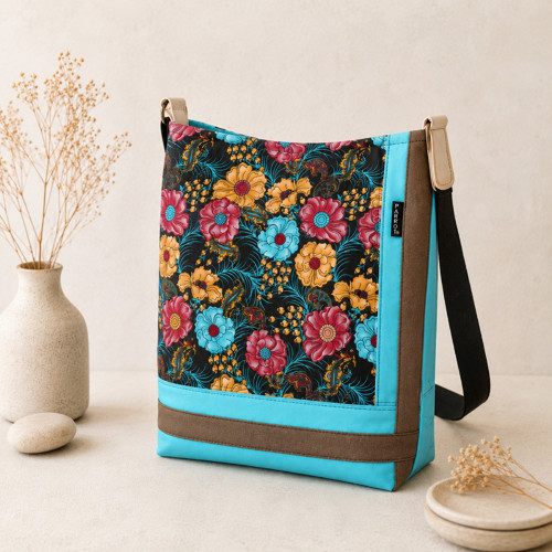 Victoria Flower Bag - tyrkys * Parrot®